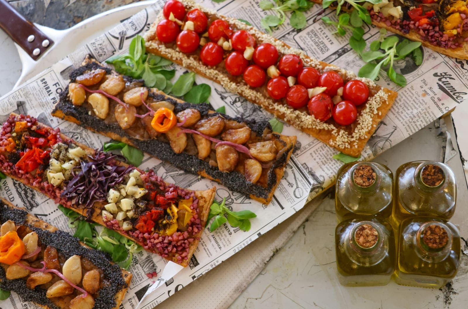 Tarte salée express aux restes de légumes et fromage