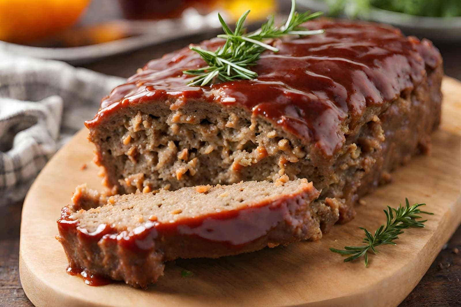 Terrine froide de reste de viande et légumes façon pâté maison, tranchée net